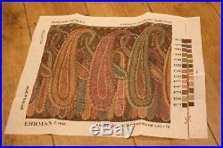 Rare Ehrman Tapestry Needlepoint Kit Punjabi Paisley Raymond Honeyman India