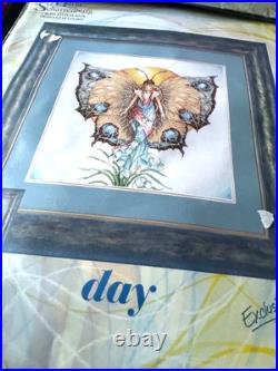 Rare Maria Van Scharrenburg Day And Night Cross Stitch Kits 23007 23008 New