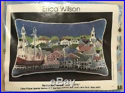 Rare NANTUCKET HARBOR Pillow Needlepoint Tapestry Kit by Erica Wilson