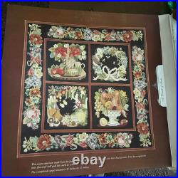 Rare Vintage 1989 Elizabeth Bradley Needlepoint Kit Fruits of the Earth Herbs