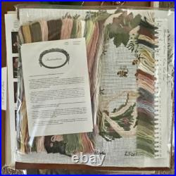 Rare Vintage 1989 Elizabeth Bradley Needlepoint Kit Fruits of the Earth Herbs