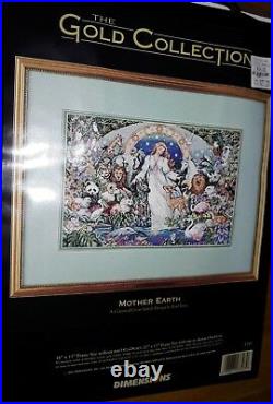 Rare Vintage Dimensions Mother Earth Cross Stitch SEALED