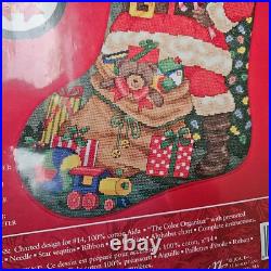 Ready for Christmas Stocking Santa Claus Counted Cross Stitch Kit Toys Sealed