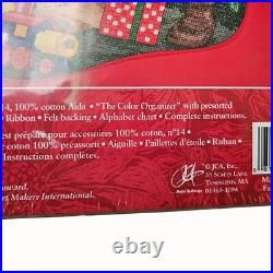 Ready for Christmas Stocking Santa Claus Counted Cross Stitch Kit Toys Sealed
