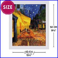 Riolis Counted Cross Stitch Kit Cafe Terrace at Night after V. Van Gogh's Pai