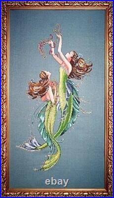 SALE! Complete Xstitch Kit MD85 Mermaids of the Deep Blue by Mirabilia