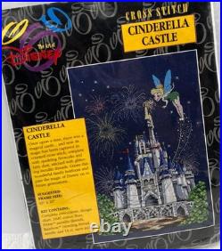 SEALED Art of Disney Cinderella Castle Walt Disney World Cross Stitch Kit