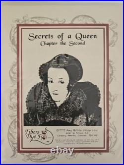SECRETS OF A QUEEN 9-Part Cross Stitch Mystery Sampler Kit Amy Mitten RARE HTF