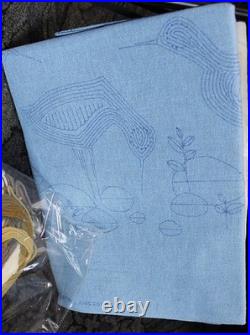 SHORE BIRDS Vtg Crewel Embroidery Kit Coastal Boho Hippie Paragon Stitchery 0929 SHORE BIRDS Vtg Crewel Embroidery Kit Coastal Boho Hippie Paragon Stitchery 0929
