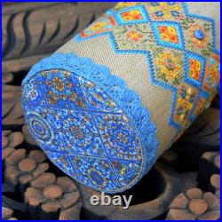 Sampler Cross Stitch kit, DIY Pincushion, embroidery kit Craft gift needlework