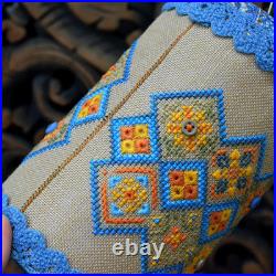 Sampler Cross Stitch kit, DIY Pincushion, embroidery kit Craft gift needlework