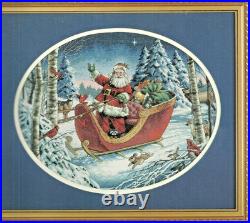 Santa's Sleigh Counted Cross Stitch Kit The Gold Collection Dimensions 8664 USA