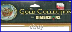 Santa's Sleigh Counted Cross Stitch Kit The Gold Collection Dimensions 8664 USA