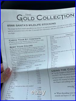 Santa's Wildlife Stocking Dimensions Gold Collection Counted Cross Stitch 16