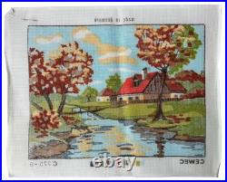 Scandinavian Vintage Cross Stitch Kit Landscape Denmark Country Farm Estate Scandinavian Vintage Cross Stitch Kit Landscape Denmark Country Farm Estate