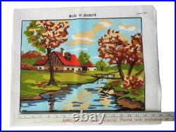 Scandinavian Vintage Cross Stitch Kit Landscape Denmark Country Farm Estate Scandinavian Vintage Cross Stitch Kit Landscape Denmark Country Farm Estate