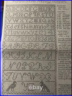 Schoolroom Samplings Long Cross Stitch Kit Martha Sophia Hopping Sampler
