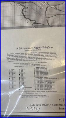 Sealed Complete Mirabilia Cross Stitch Kit A MIDSUMMER NIGHT's FAIRY MD30