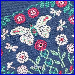 Set Cross Stitch Kit 25 cm, Zweigart AIDA 16ct, Hand-Dyed DMC Threads, Modern