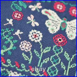 Set Cross Stitch Kit 25 cm, Zweigart AIDA 16ct, Hand-Dyed DMC Threads, Modern