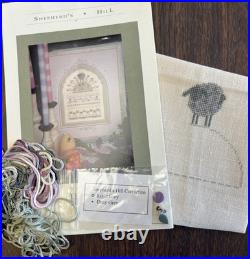 Shepherd's Bush Cross Stitch Kit SHEPHERD'S HILL WIP Plus Jill Rensel Mat RARE