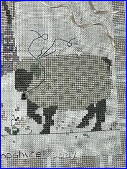 Shepherd's Bush The WOOL GATHERER Cross Stitch Finished