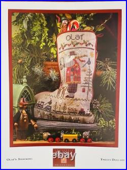 Shepherds Bush Heirloom Cross Stitch Christmas Stocking Kit Olaf New Release