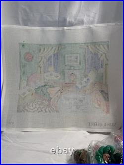 Silver Needle Good Ight Moon Green Room Needlepoint KIT