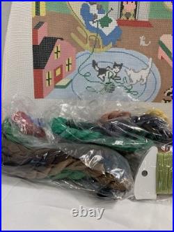 Silver Needle Good Ight Moon Green Room Needlepoint KIT