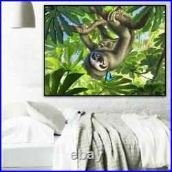 Sloth And Baby Diamond Painting Cute Animals On The Tree Design House Embroidery