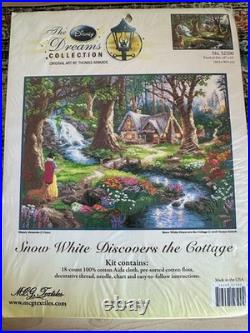 Snow White Discovers the Cottage Cross Stitch Kit Disney Dreams Thomas Kinkade