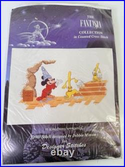 Sorcerer's Apprentice Mickey Disney Fantasia Collection Cross Stitch Kit F1 READ