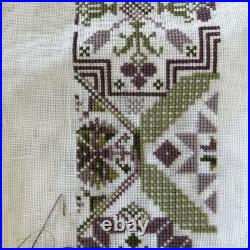 Stickideen von der Wiehenburg Patchwork Quaker Counted Cross Stitch Kit Started Stickideen von der Wiehenburg Patchwork Quaker Counted Cross Stitch Kit Started