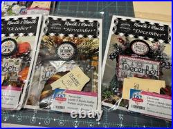 Stitching With The Housewives Month 2 Month Series With Thread From FQS