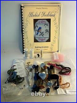 Stumpwork Embroidery Cross Stitch Embroidery Needle point Kit Bluebird Book