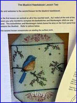 Stumpwork Embroidery Cross Stitch Embroidery Needle point Kit Bluebird Book