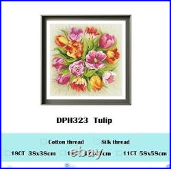 Sunflowers Design Cross Stitch Lovely Embroidery Portrait House Wall Decorations