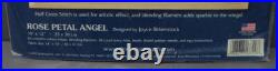 Sunset 13729 Counted Cross Stitch ROSE PETAL ANGEL 10x12 Joyce Birkenstock New Sunset 13729 Counted Cross Stitch ROSE PETAL ANGEL 10x12 Joyce Birkenstock New