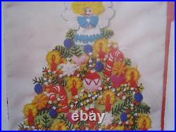 Sunset Crewel Embroidery Stitchery Stocking KIT, CHRISTMAS FANTASY, Tree, 2025,18