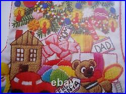 Sunset Crewel Embroidery Stitchery Stocking KIT, CHRISTMAS FANTASY, Tree, 2025,18