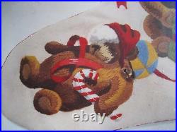 Sunset Crewel Stitchery Holiday Stocking KIT, JINGLES LOVES CHRISTMAS, #2001,18