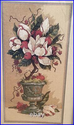 Sunset Urn of Magnolias Counted Cross Stitch Kit NEW #13637 Ann Craig Unopened
