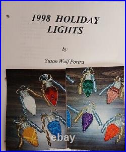 Susan Portra 8 Ornaments Christmas Light HP Canvas Threads Beads Needlepoint KIT