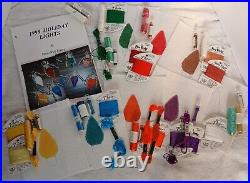 Susan Portra 8 Ornaments Christmas Light HP Canvas Threads Beads Needlepoint KIT