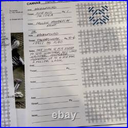 Susan Roberts hand painted canvas number three blaze horses kit