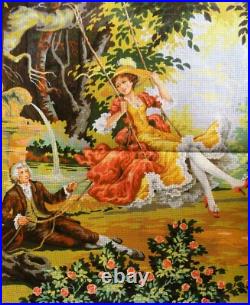Swing Printed Canvas or Threads Needlepoint Kit C855