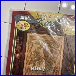 TERESA WENTZLER Peacock Tapestry Cross Stitch Kit 22.5 X 14.5 NEW SEALED