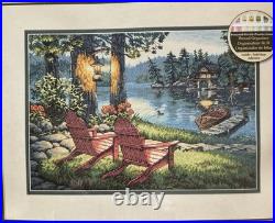 TWILIGHT'S CALM Lake Dimensions Gold Cross Stitch Kit 70-35261 by Darrell Bush