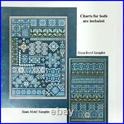 Tempting Tangles Siam Fusion sampler cross stitch kit linen silks Thailand