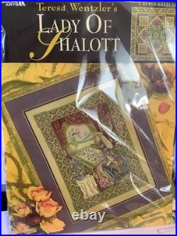 Teresa Wentzler's LADY OF SHALLOT, Counted X Stich Kit, Brand New Factory Sealed Teresa Wentzler's LADY OF SHALLOT, Counted X Stich Kit, Brand New Factory Sealed